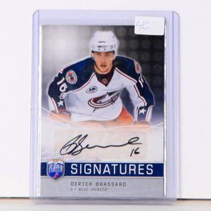 Derrick Bassard Rookie Year Autograph Upper Deck Be A Player Hockey Card 2008/09